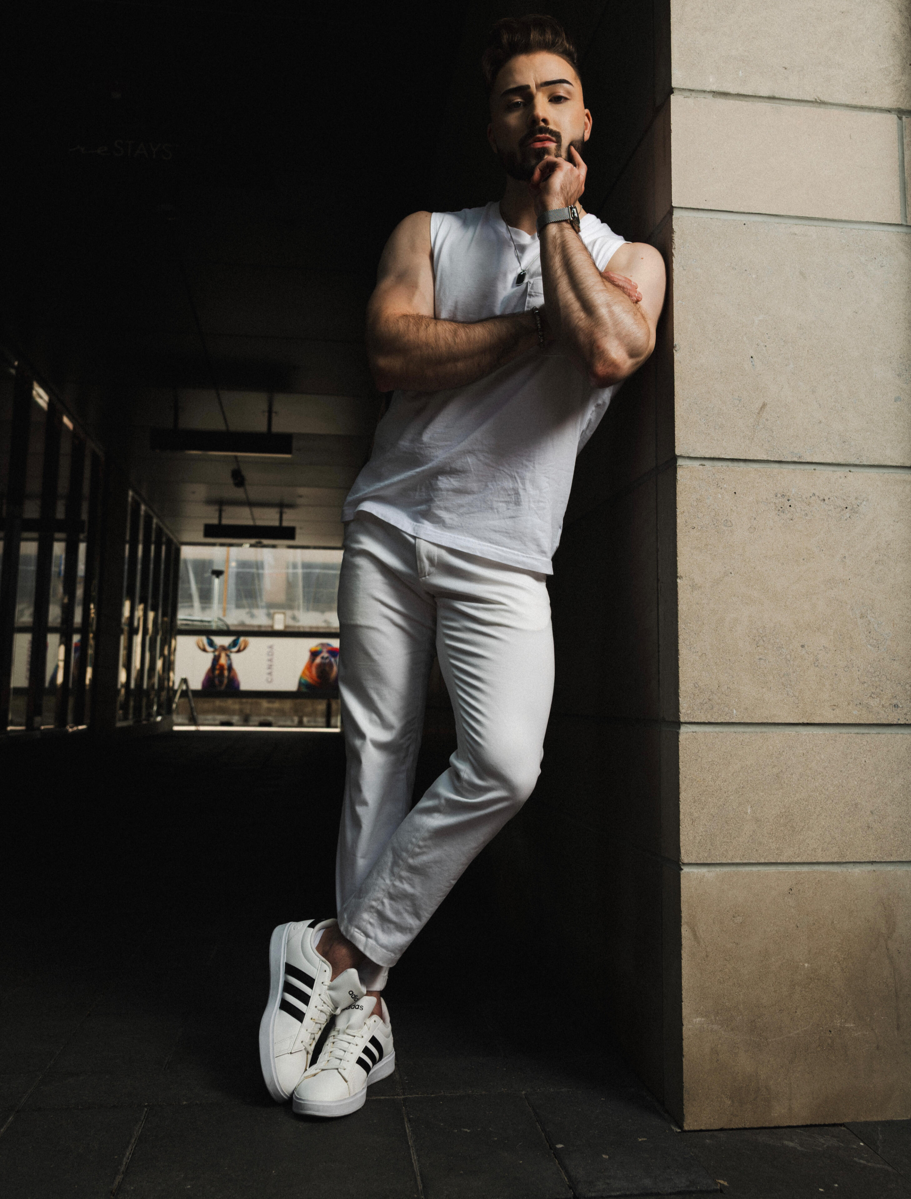 Alex Hazan urban lifestyle model Montreal young professional